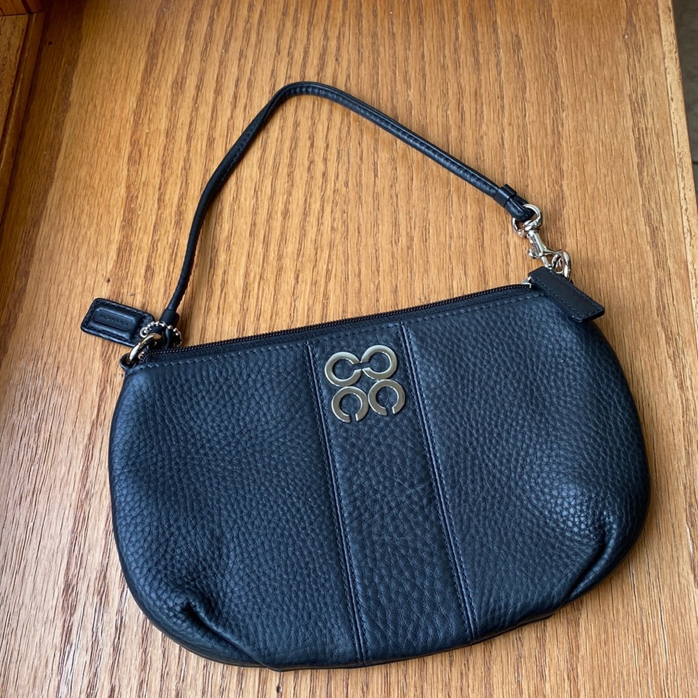 Coach Black Leather Wrislet